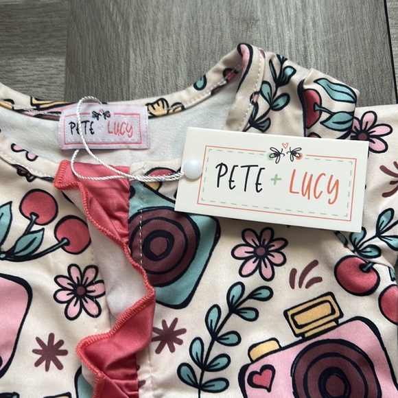 Everbloom Zip-Up Infant Romper by Pete + Lucy - Picture 3 of 7